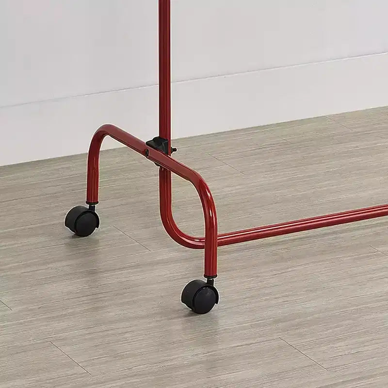 Stand appendiabiti con asta standard, organizer per vestiti su ruote per appendere gli abiti