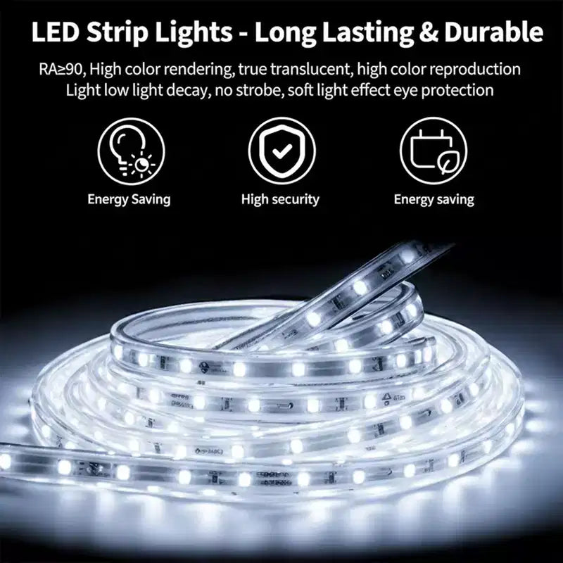 Specchio da bagno a LED anti-appannamento New England Stories con doppia illuminazione frontale e retroilluminazione