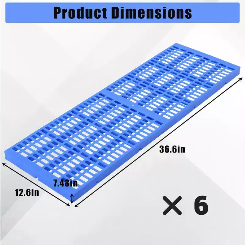 Pedane in plastica per carichi pesanti, basi di stoccaggio resistenti all'umidità e impermeabili, design ad incastro per uso in garage, officina e industria
