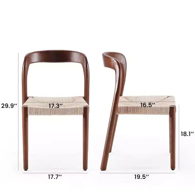 Sedia da pranzo impilabile in legno di frassino Mid-Century, sedia da casa in legno completamente assemblata