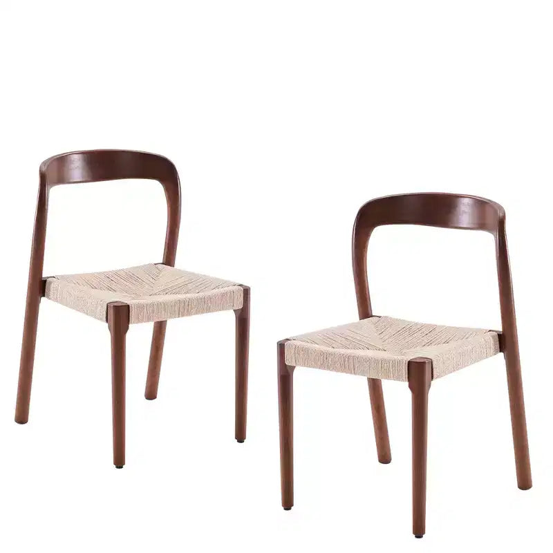 Sedia da pranzo impilabile in legno di frassino Mid-Century, sedia da casa in legno completamente assemblata