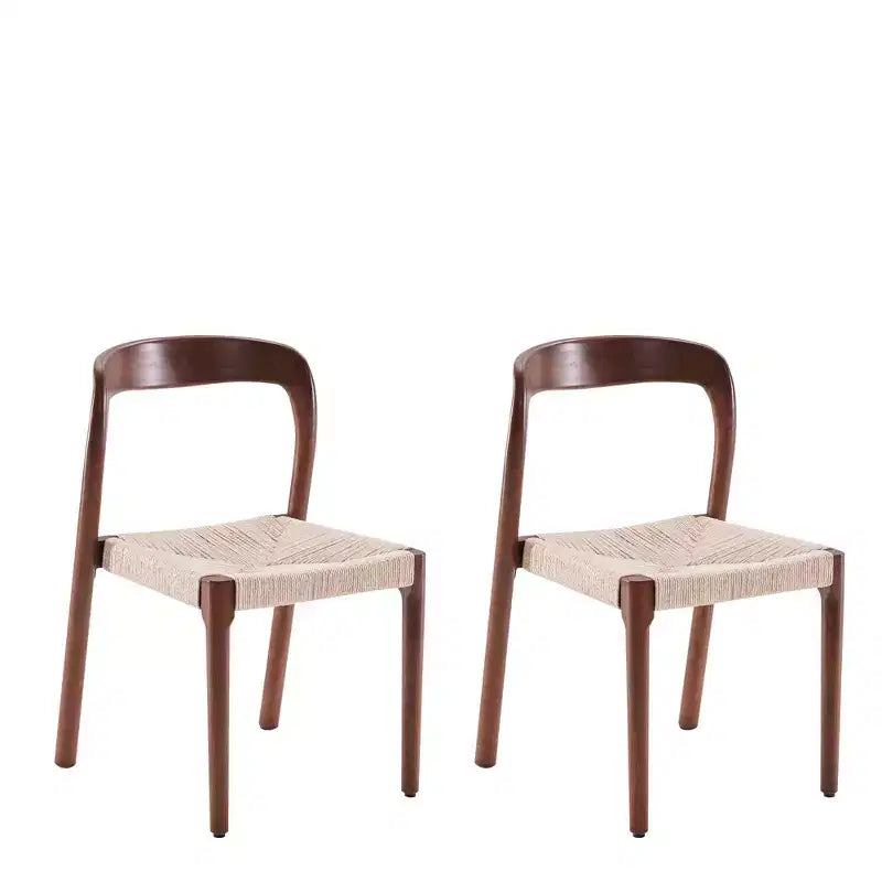 Sedia da pranzo impilabile in legno di frassino Mid-Century, sedia da casa in legno completamente assemblata