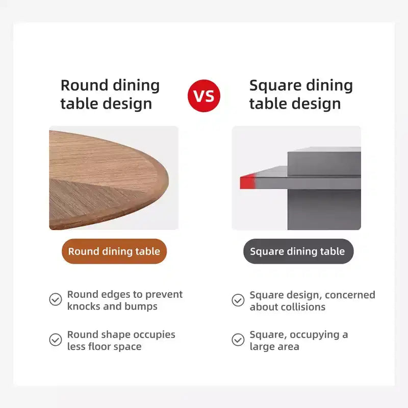 Tavolo da pranzo rotondo, base in acciaio inossidabile, piano in legno, tavolo da cucina a piedistallo per 4 persone, scrivania circolare moderna, Gaoyangjiaju