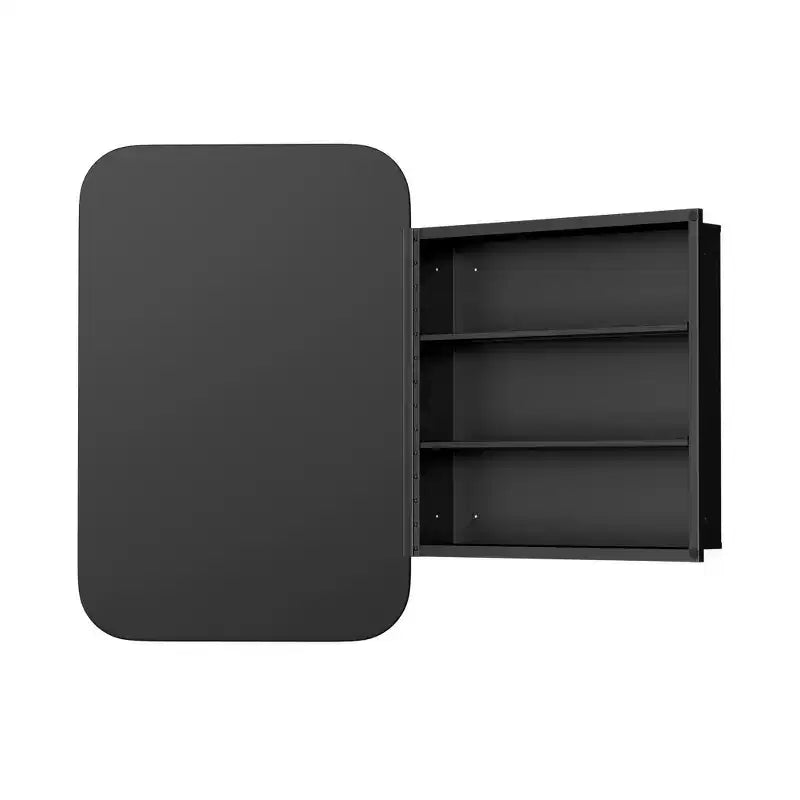 Specchio da bagno con mobile e cornice in metallo dorato