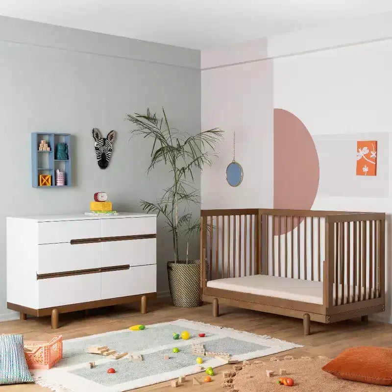 Cassettiera Fasciatoio per Neonati, Cassettiera Portaoggetti per Cameretta Bambini