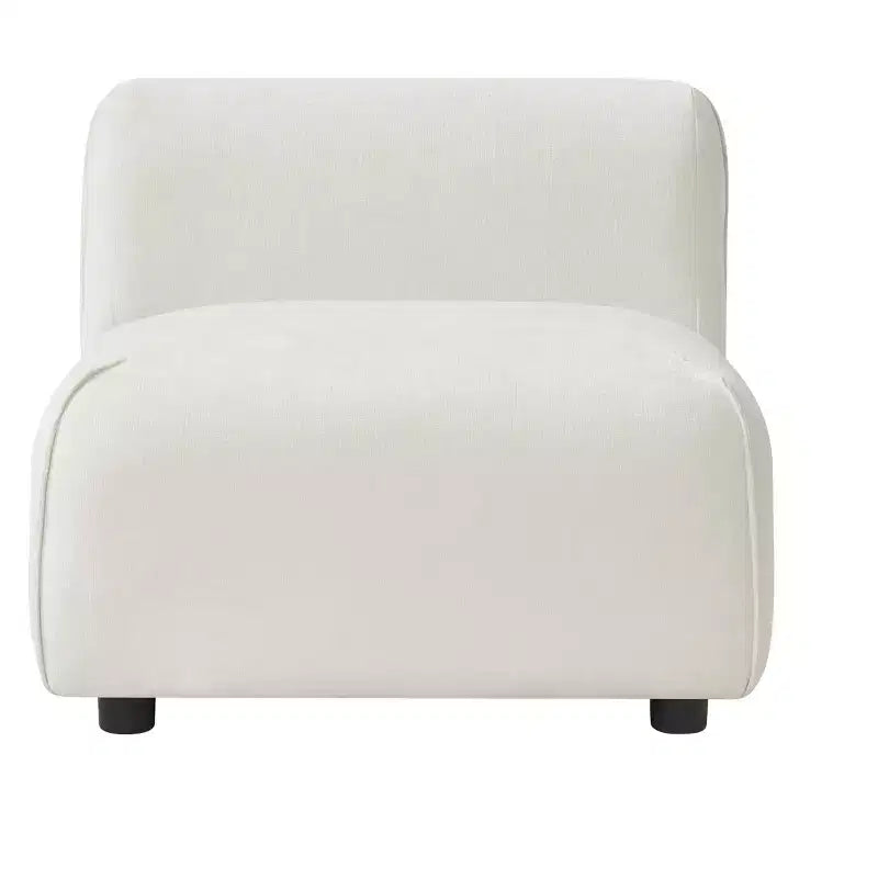 Poltrona d'accento moderna curva imbottita