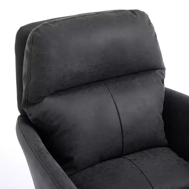 Sedia da ufficio in pelle PU Premium con regolazione dell'altezza - Adatta per ufficio, camera da letto, toeletta e altri ambienti interni