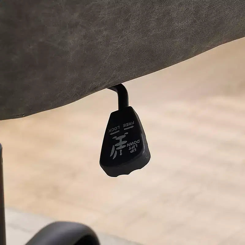 Sedia da ufficio in pelle PU Premium con regolazione dell'altezza - Adatta per ufficio, camera da letto, toeletta e altri ambienti interni