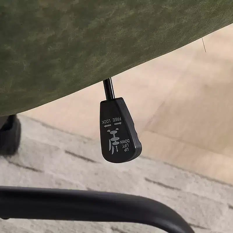 Sedia da ufficio in pelle PU Premium con regolazione dell'altezza - Adatta per ufficio, camera da letto, toeletta e altri ambienti interni