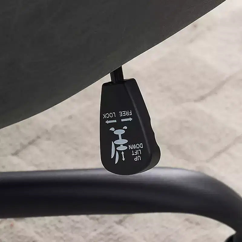 Sedia da ufficio in pelle PU Premium con regolazione dell'altezza - Adatta per ufficio, camera da letto, toeletta e altri ambienti interni