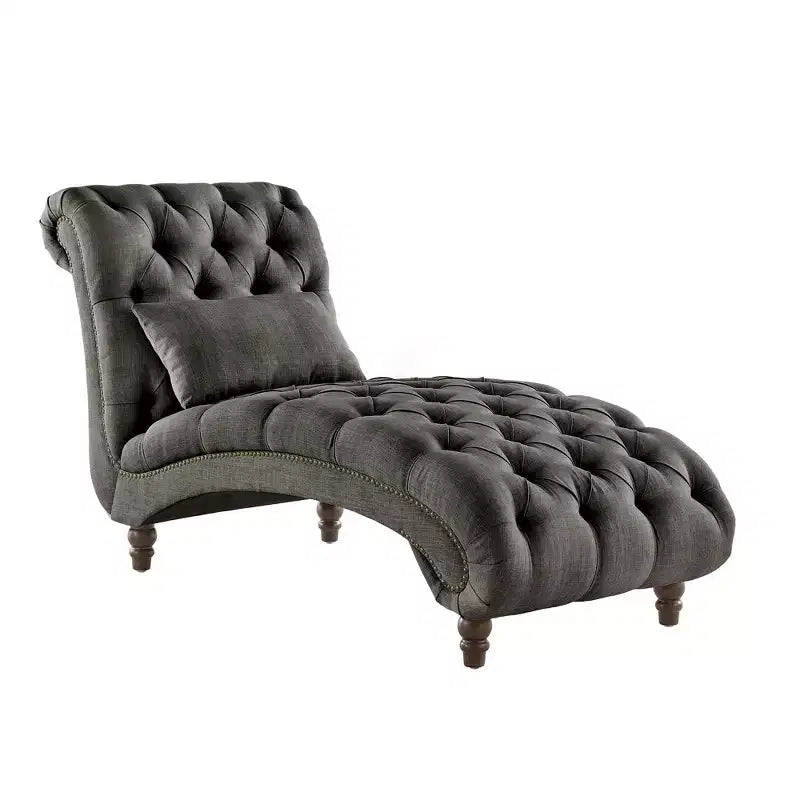 Chaise longue capitonné