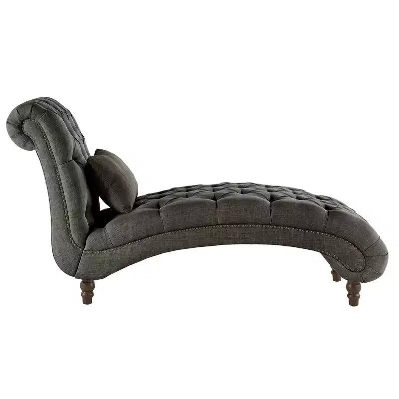 Chaise longue capitonné