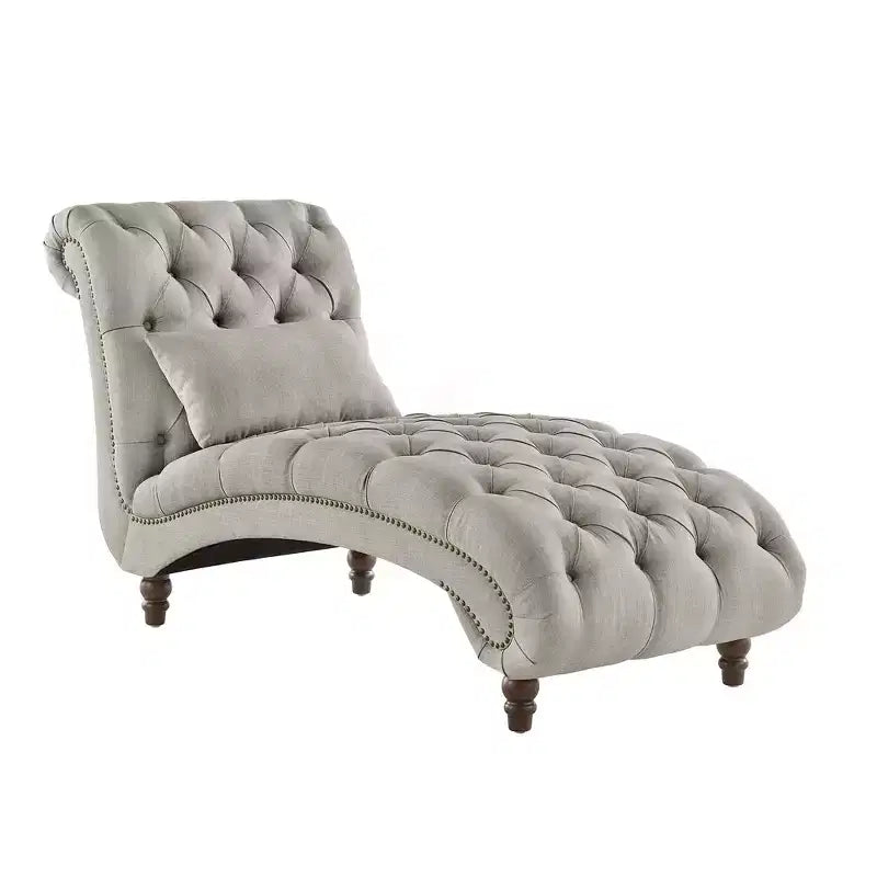 Chaise longue capitonné