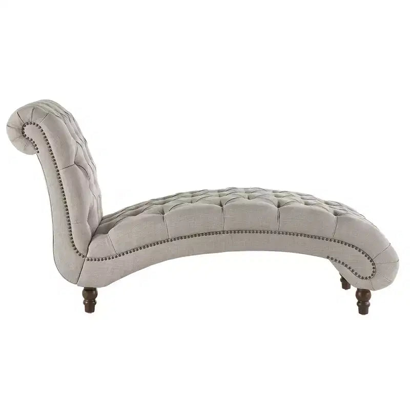 Chaise longue capitonné