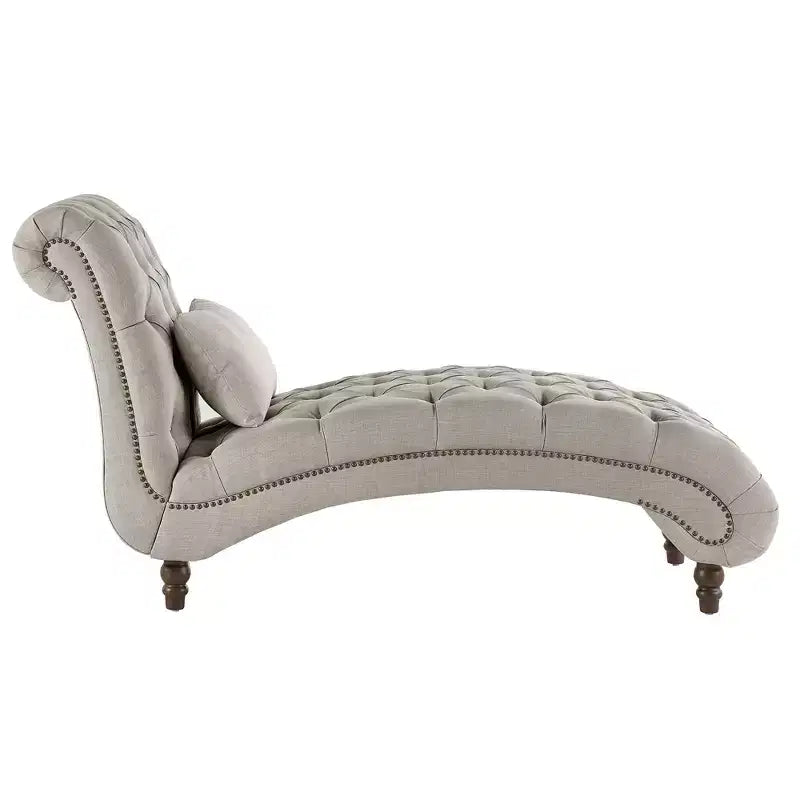 Chaise longue capitonné
