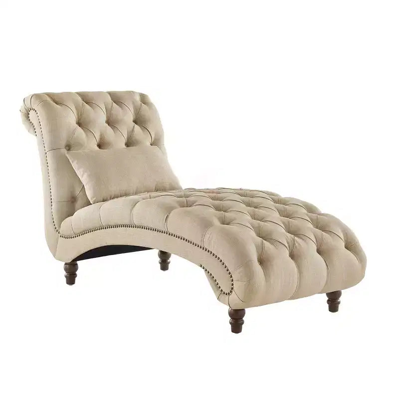 Chaise longue capitonné