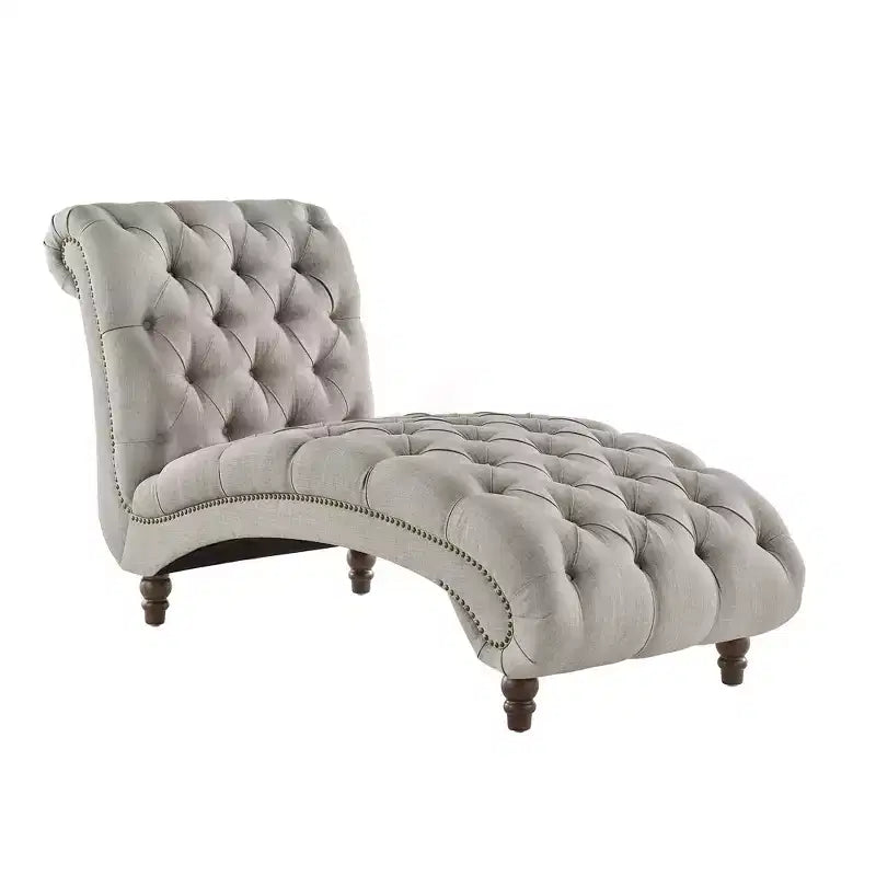 Chaise longue capitonné