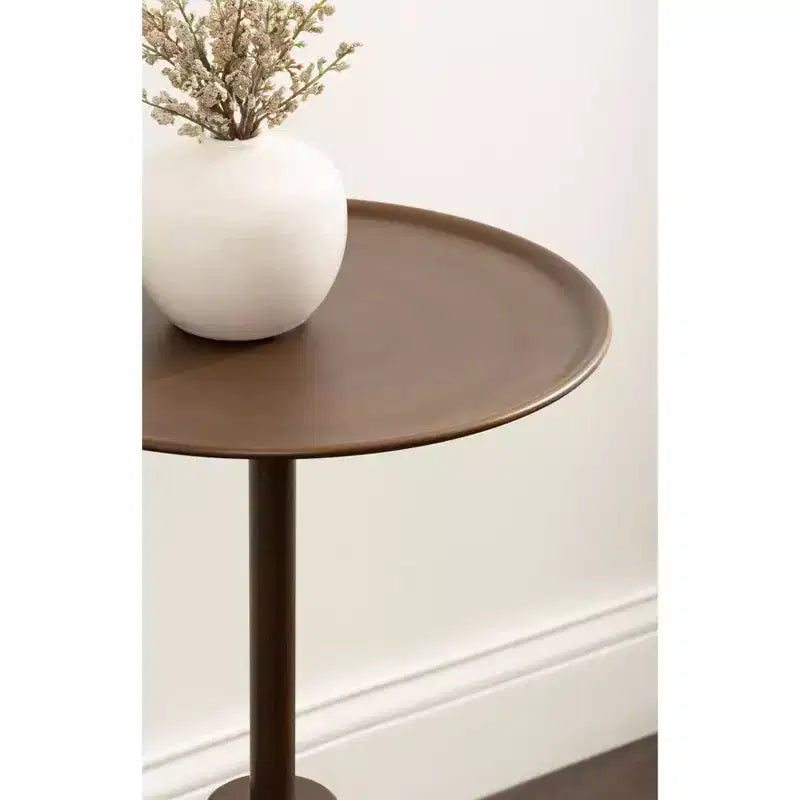 Tavolino rotondo, 14x14x24, Oro