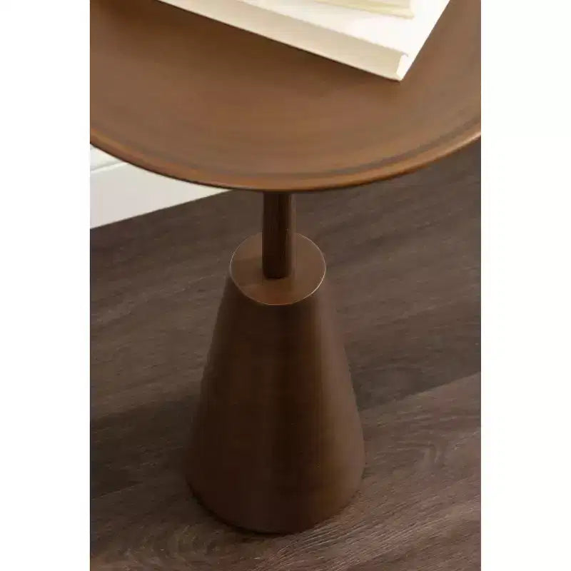 Tavolino rotondo, 14x14x24, Oro