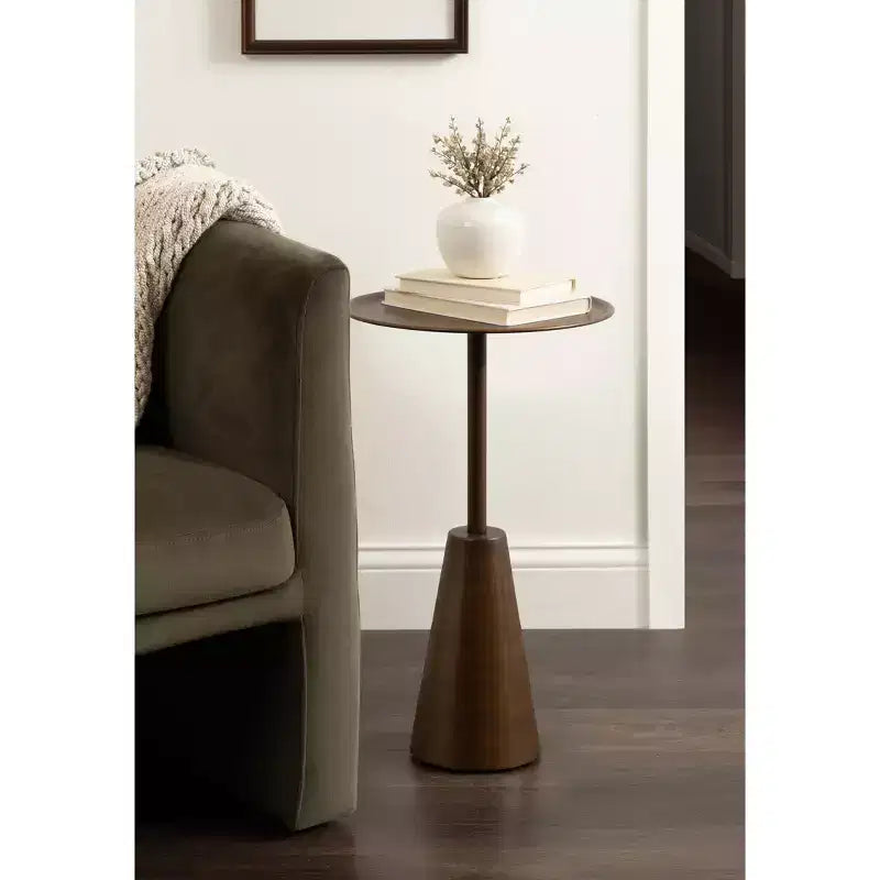 Tavolino rotondo, 14x14x24, Oro