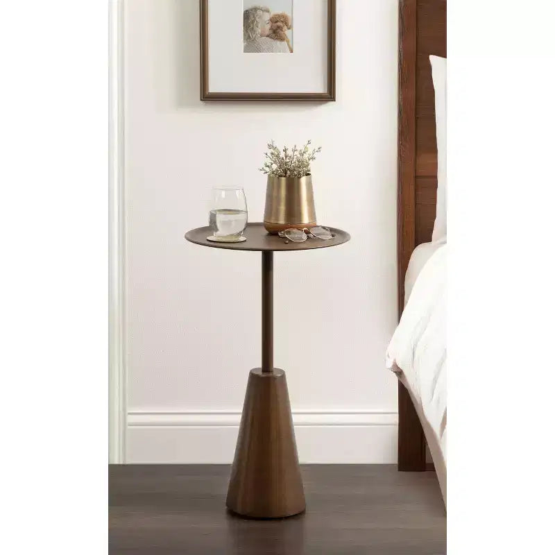 Tavolino rotondo, 14x14x24, Oro