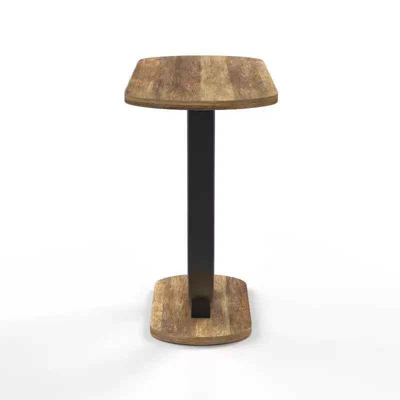 Tavolino da divano industriale a U da 47"