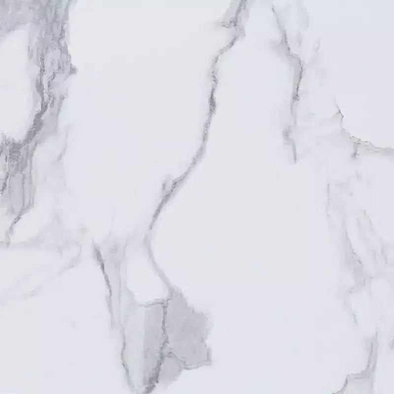 Consolle da ingresso in finto marmo bianco
