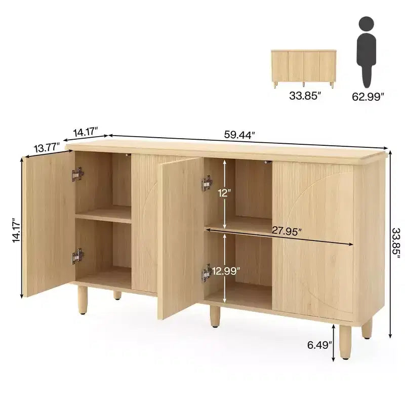 Credenza a buffet da pollici